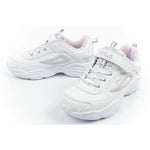 Fila Skye V children's sports for girls with velcro, fehér cipő