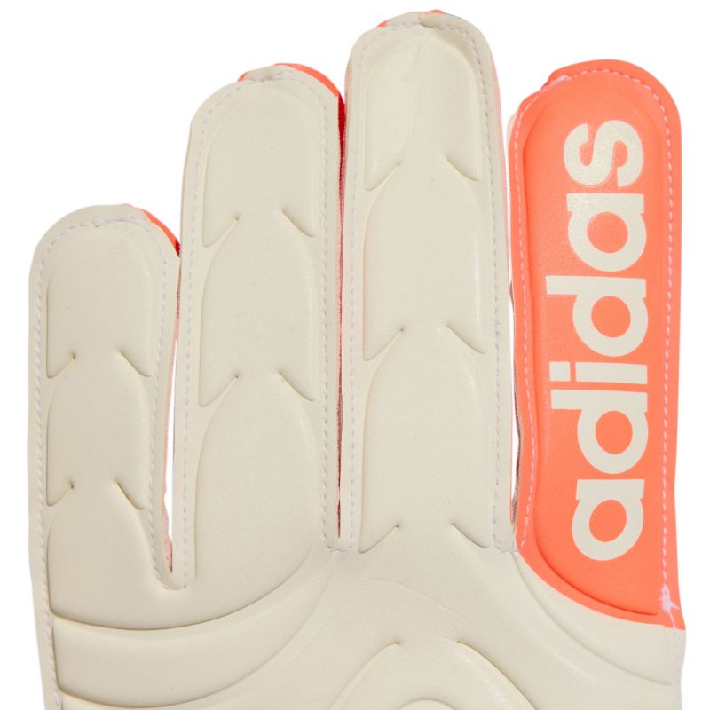 adidas Copa Glove Club goalkeeper gloves white and orange JN5339 Kiegészítő