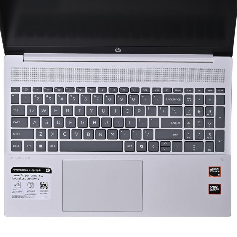HP OmniBook 5 16- Ryzen AI 5 340 16" WUXGA AG 16GB BT BLKB Win11 Meteor Silver (REPACK) 2Y