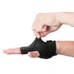Rockbros XL cycling gloves with gel inserts - gray xl \ czarny || szary kesztyű