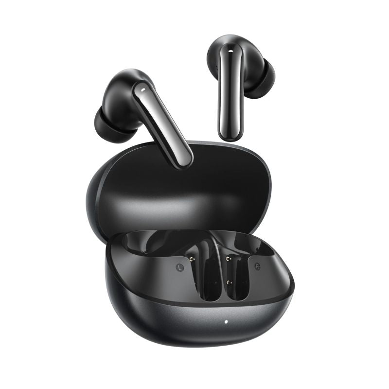 head QCY MeloBuds N20 Wireless In-Ear Noise Cancelling ANC Headphones - Black czarny headsets
