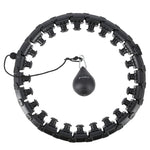 HMS HHW01 hula hoop with studs and weight, black fekete póló 17-44-521