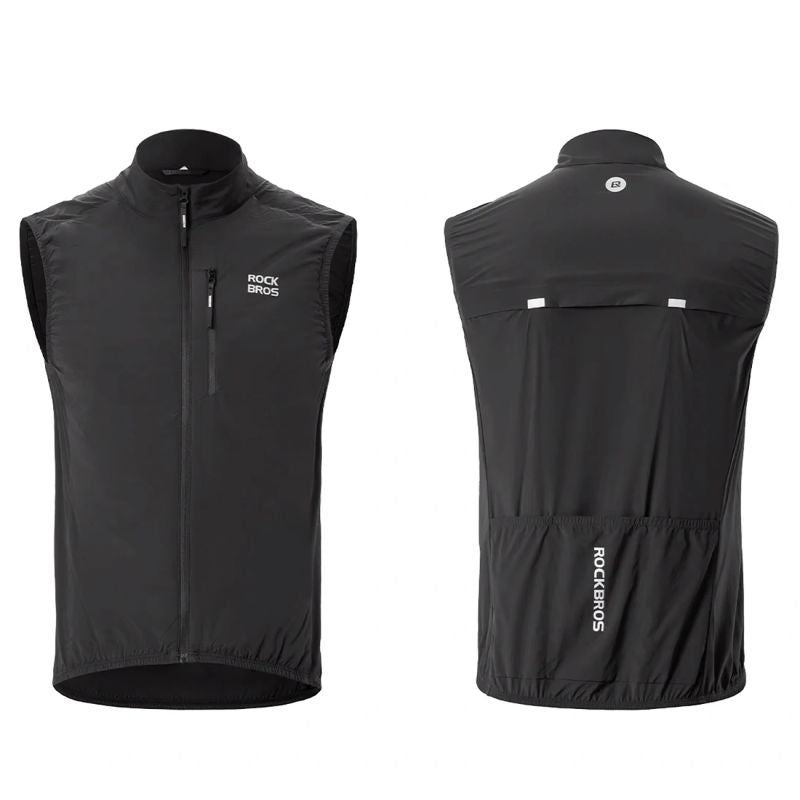 Rockbros MJ012 thermal vest size XL - black fekete vests