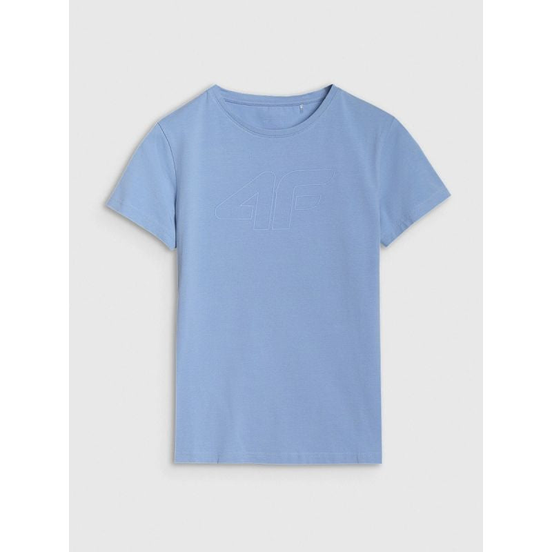 Slim T-shirt with print for women 4F 4FWMM00TTSHF2674-32S 2xl póló