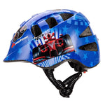 Meteor MA-2 racing Junior bicycle helmet kék helmets, protectors and knee pads