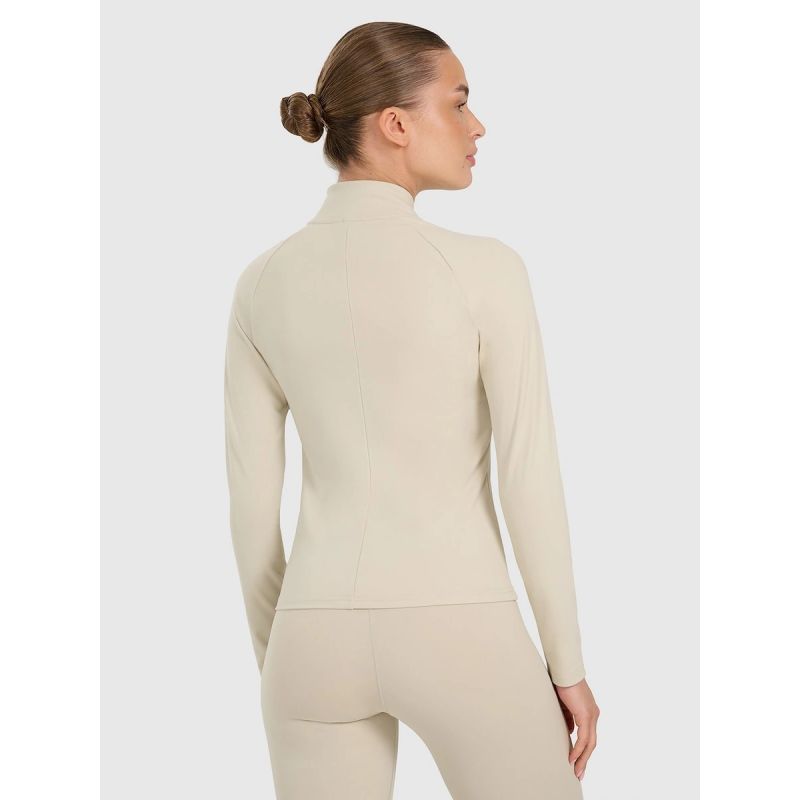 Women's slim quick-drying training sweatshirt 4F 4FRAW25TFSWF0808-83S