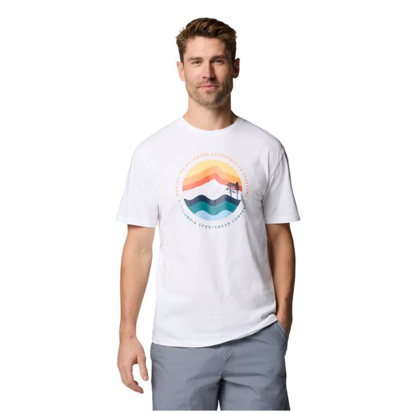 Columbia Path Lake Ii Graphic Tee M