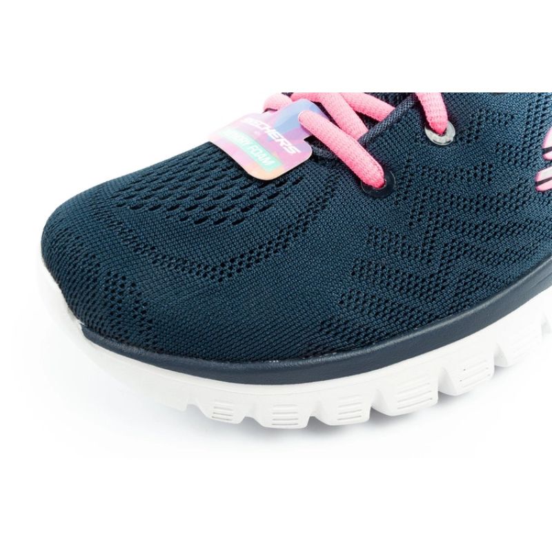 Skechers Graceful-Get women's sports shoes comfortable lightweight breathable navy blue Cipő