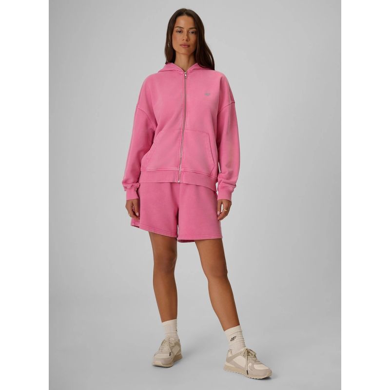 4F Women's oversize sweatshirt with hood pulóver