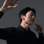 head QCY Melobuds N60 In-Ear Wireless Headphones with LDAC and ANC Noise Cancellation - White biały headsets