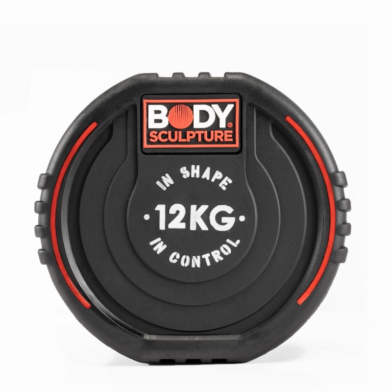 Body Sculpture TPU dumbbell BW 133 12 KG fekete edzőfelszerelés BW13312KG