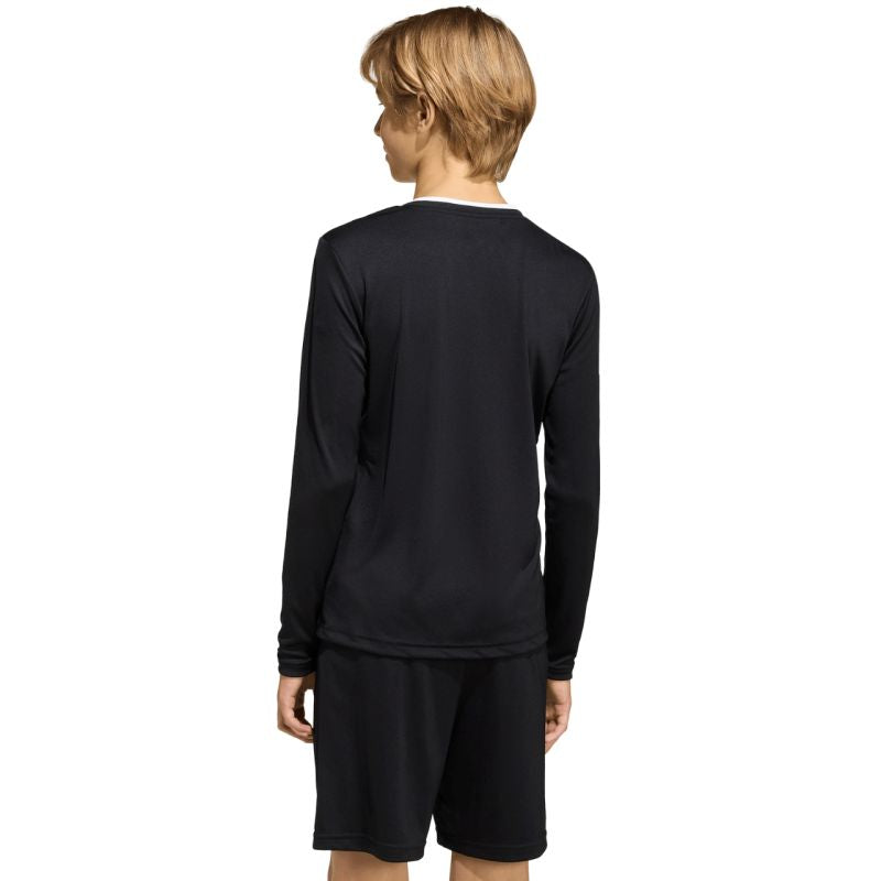 adidas Entrada 26 Long Sleeve Jersey Black KF5879 104cm hosszú ujjú mez