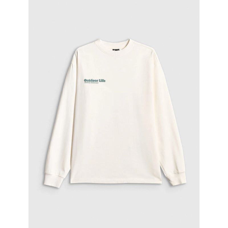 Women's longsleeve regular with print 4F