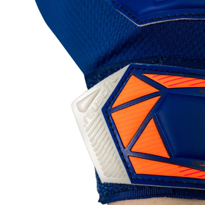 Reusch Attrakt Starter Solid Junior goalkeeper gloves 5672514 kék kapuskesztyű
