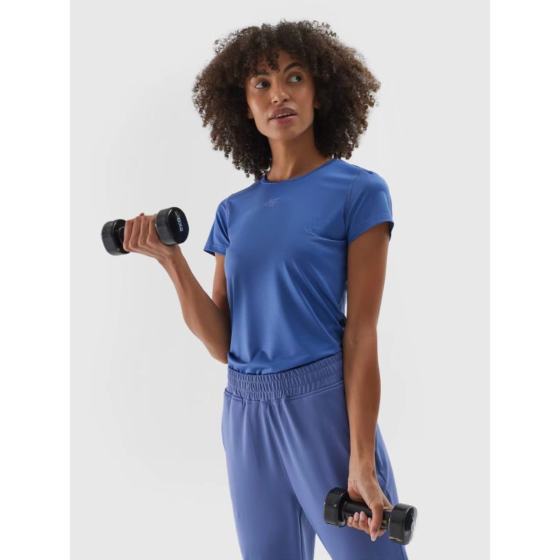 4f Women's quick-drying regular training T-shirt 4FWAW24TFTSF1011-31S General