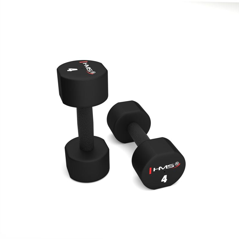 HMS HPT04 2 x 4 KG POLYURETHANE TPU Dumbbells súlyzó 17-66-213
