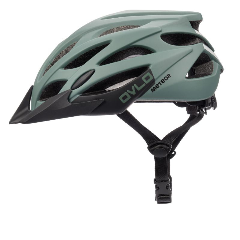 Meteor Ovlo M Bicycle Helmet 55-58 cm Green uniw helmets