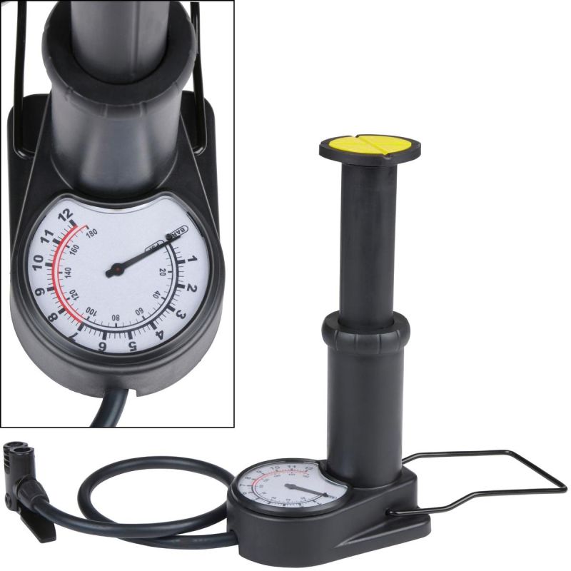 Dunlop Foot Bicycle Pump With Pressure Gauge pumpa GSP-480862