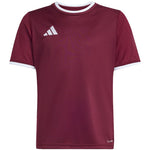 adidas Entrada 26 Jersey kids' T-shirt JZ2530 bordó póló