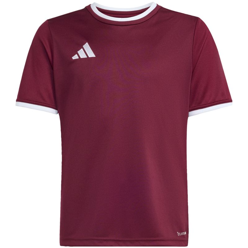 adidas Entrada 26 Jersey kids' T-shirt JZ2530 bordó póló