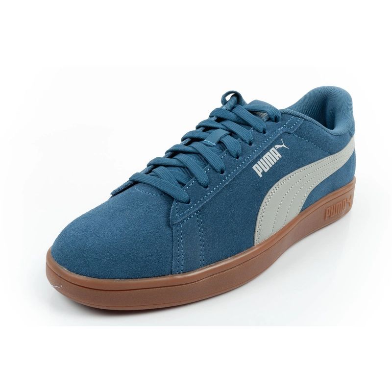 Puma men's sports sneakers Smash 3.0 leather classic fashionable blue kék utcai cipő