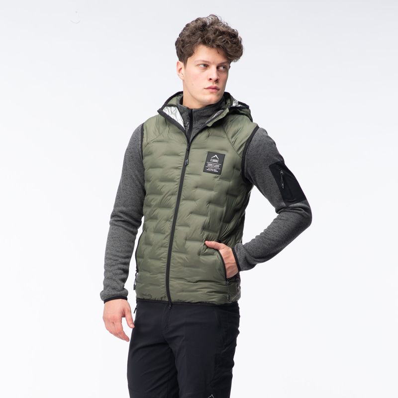 Elbrus quilted vest Huel Vest Primaloft zöld vests