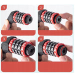 Rockbros bicycle lock with combination 1.8 m - black