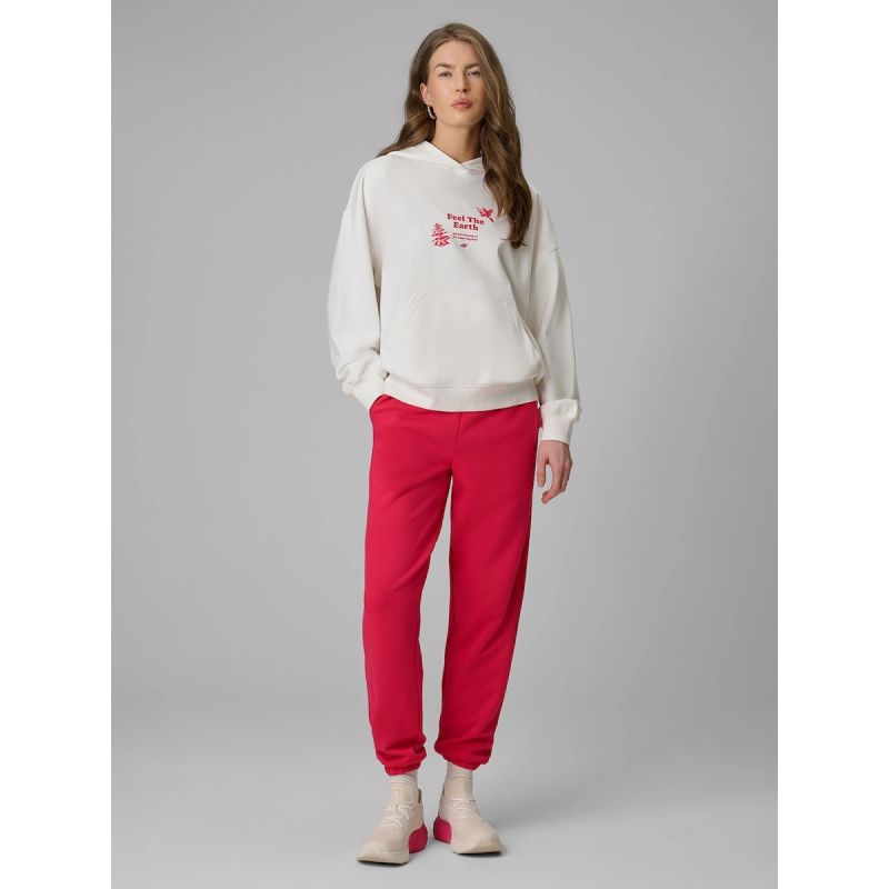 Women's loose sweatshirt with hood 4F