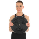 Enero Black Cast Iron Load 20 Kg Fit ø26.5 fekete weight, strength training equipment, training equipment