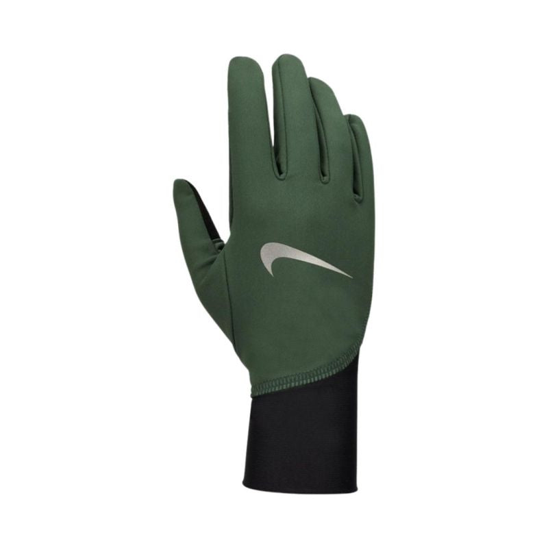 Nike Pacer Midweight Men's Running Gloves Green and Black fekete kesztyű 146404L