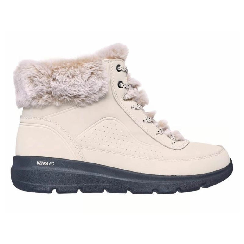 Skechers Glacial Ultra - Mountain Muse 144199-NTBK Natura/lBlack fekete papucs
