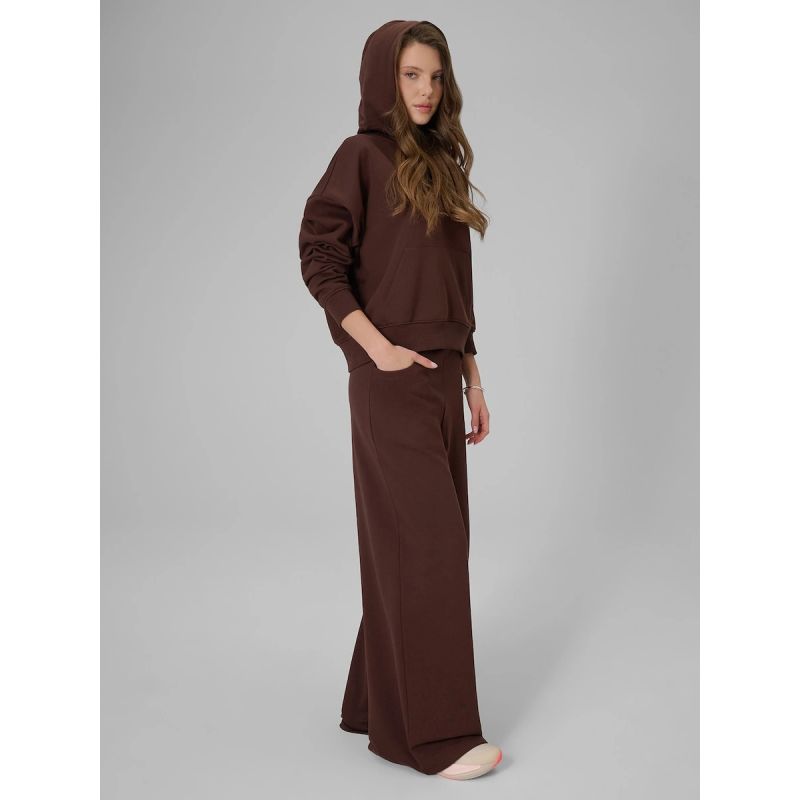 Women's wide-leg sweatpants 4F