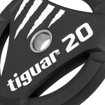 Tiguar PU Olympic plate 20 kg fekete kiegészítő TI-WTPU02000