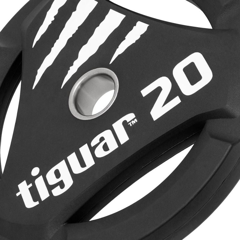 Tiguar PU Olympic plate 20 kg fekete kiegészítő TI-WTPU02000