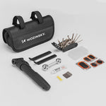 Wozinsky WMZ-01N tool kit, 16-in-1 bicycle multitool, pump, wrenches, inner tube kit - black fekete elektronika 304004-199005