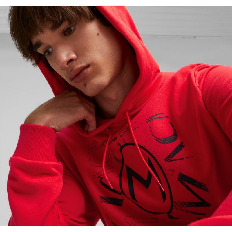 Puma Sweatshirt Puma AC Milan FtbCore Graphic Hoody M 772316-01 Pulóver