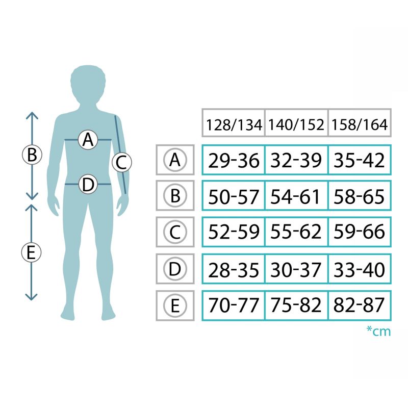Meteor Thermoactive underwear 140/152 Jr fekete gyerek termoaktív ruha 16681
