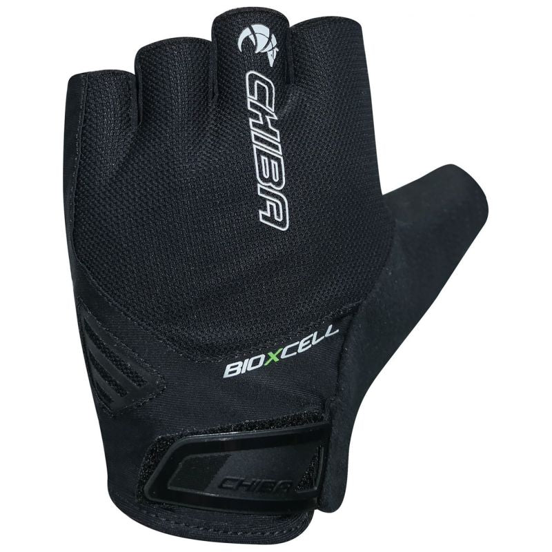 CHIBA BIOXCELL AIR gloves, black, fekete kerékpáros kesztyű SI3060820C-6