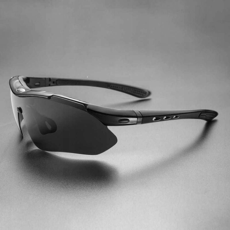 Rockbros 10003 Polarized Cycling Glasses - Black czarny glasses, training equipment