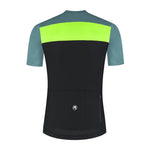 Rogelli CORE BLOCK T-shirt black-turquoise-yellow 6XL sárga póló