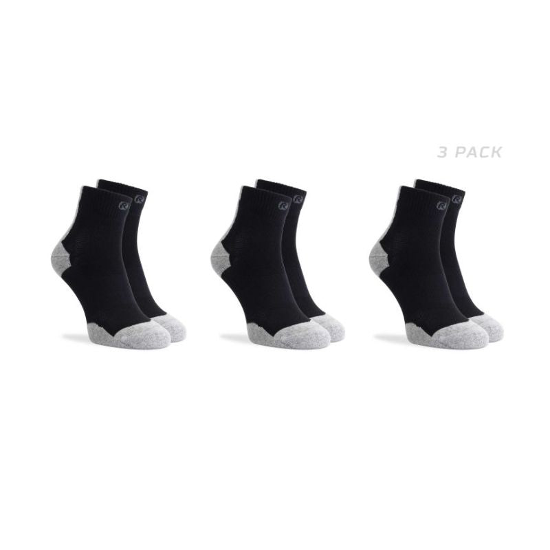 Rogelli CORE 3pack running socks black fekete zokni