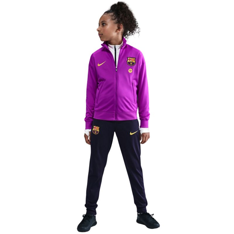 Nike FC Barcelona Strike Kids Tracksuit Purple and fekete kiegészítő HJ8027552