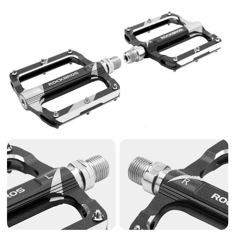 Rockbros K306-BK MTB Aluminum Bicycle Pedals - Black