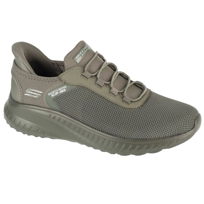 Skechers Slip-Ins: Bobs Squad Chaos - Tough Walk 118303-OLV zöld utcai cipő