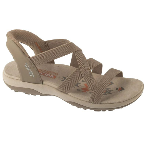 Skechers Slip-Ins: Reggae Slim - Stretch Flex 163460-TPE Beige 36 Cipő