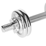 HMS Dumbbells in a case CHROME 2x7.5kg STC15 edzőfelszerelés 17-59-102
