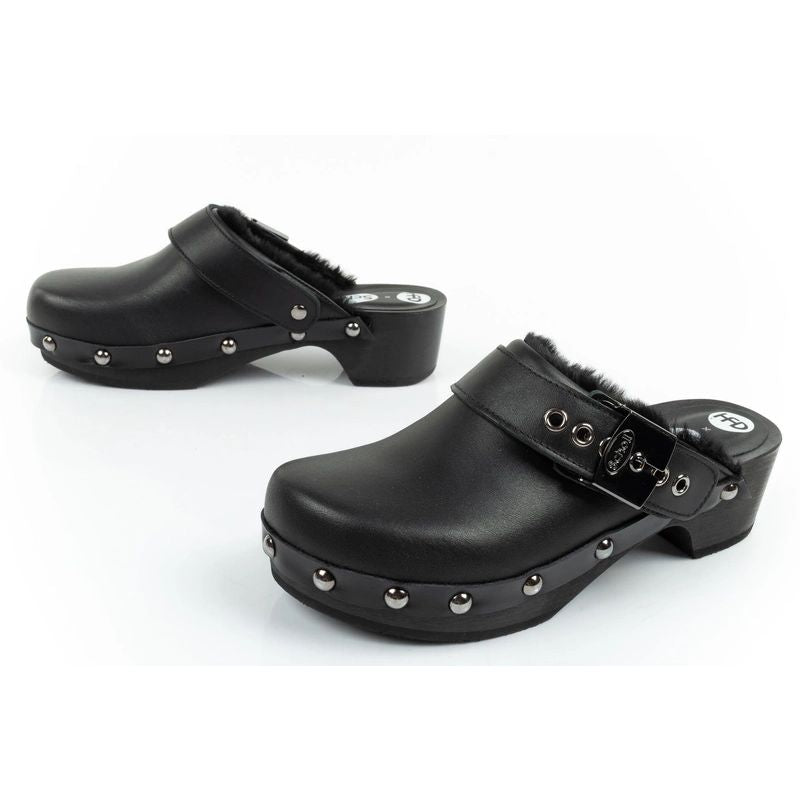 Scholl Iconic W Clogs fekete clogs, slides