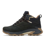 Merrell Moab Speed 2 LTR Mid WP Hiking Shoes - Black fekete shoes, military 607796