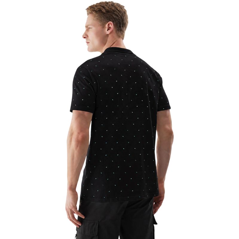 4F Men's T-shirt M0949 20S fekete póló