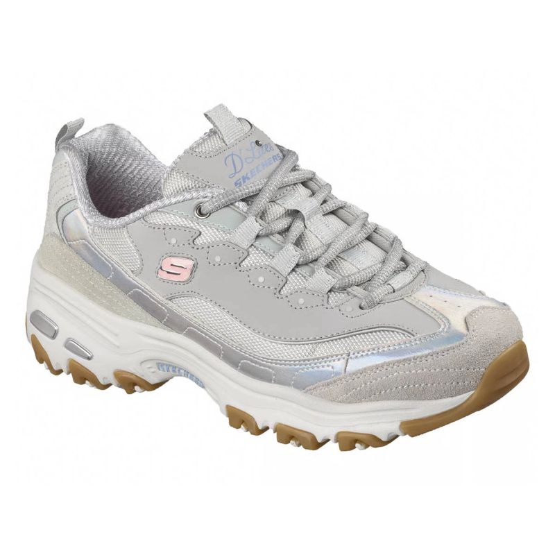 Skechers D'Lites Dazzling Shine 150556-GRY Gray szürke utcai cipő